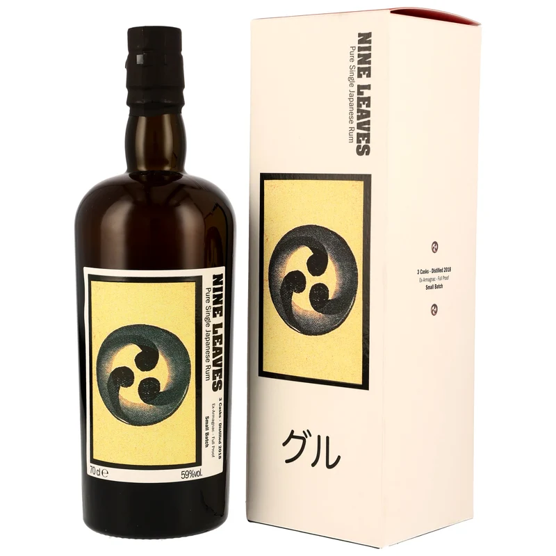 Nine Leaves 2018 Armagnac Casks Small Batch Pure Single Japanese Rum 59% 0,7l