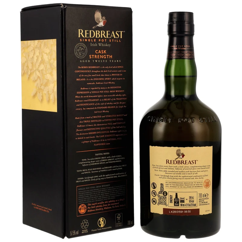 Redbreast 12 Jahre Cask Strength 2024 57,5% 0,7l
