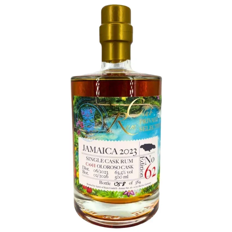 Rumclub Private Selection Ed.62 Jamaica C<>H 2023 63,5% 0,5l