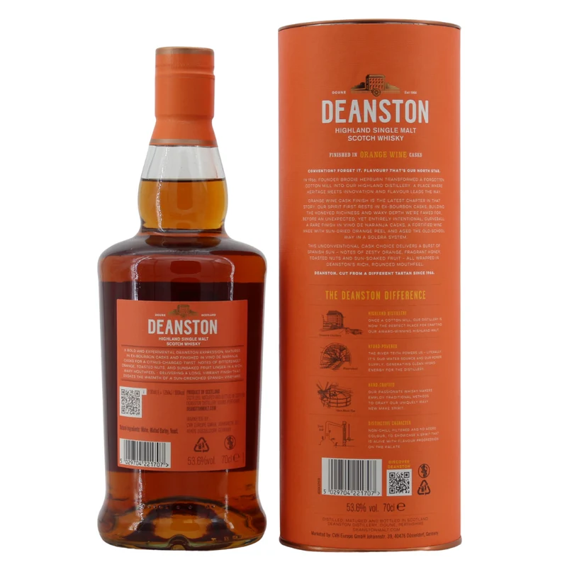 Deanston 17 Jahre Orange Wine Cask Finish 53,6% 0,7l