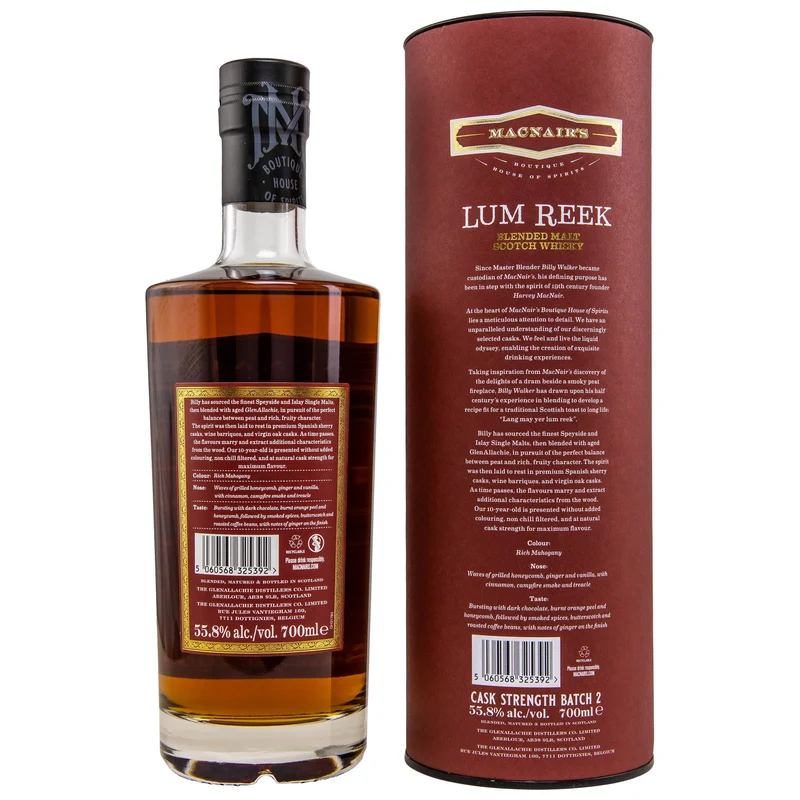 MacNair's | 10 Jahre | Lum Reek | Batch 2 | 55,8%