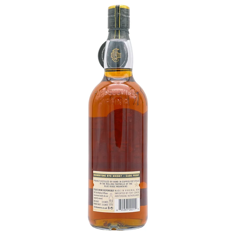 Catoctin Creek | Roundstone Rye | Cask Proof | Virginia Rye Whisky | 58%