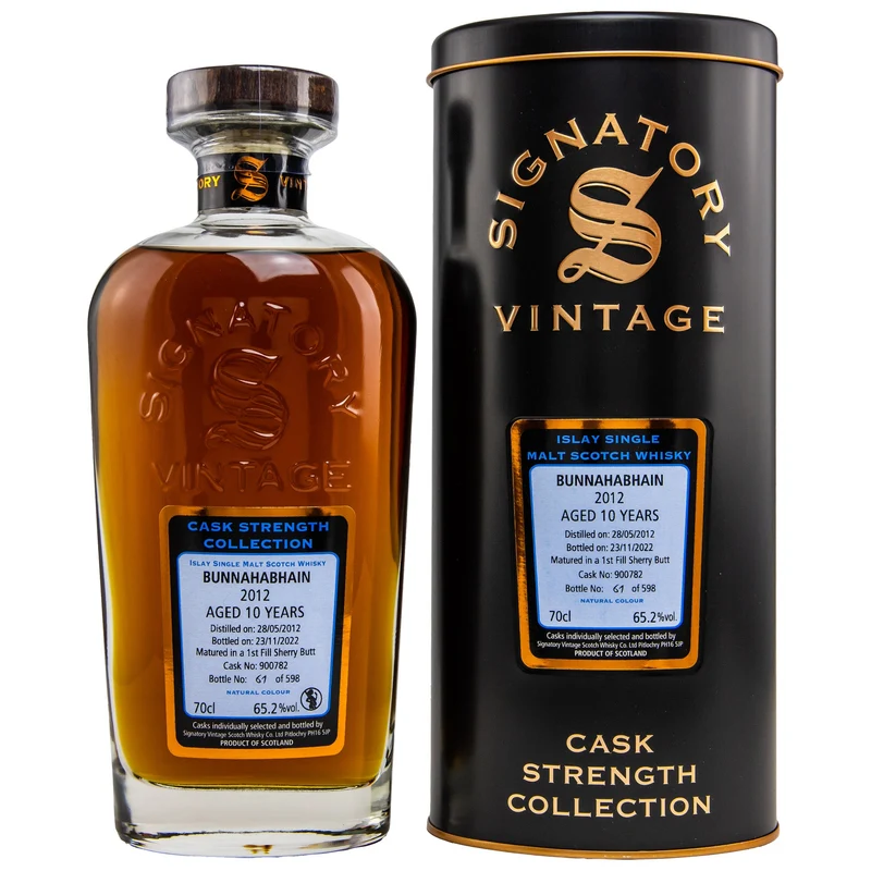 Bunnahabhain | 10 Jahre | 2012/2022 | Cask #900782 | Signatory Vintage Collection | 65,2%