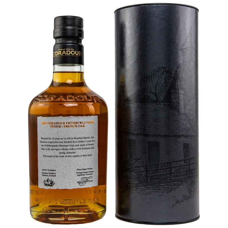 Edradour | 14 Jahre | 2007/2022 | Frühburgunder #602 | Weingut Singer-Fischer | 46%