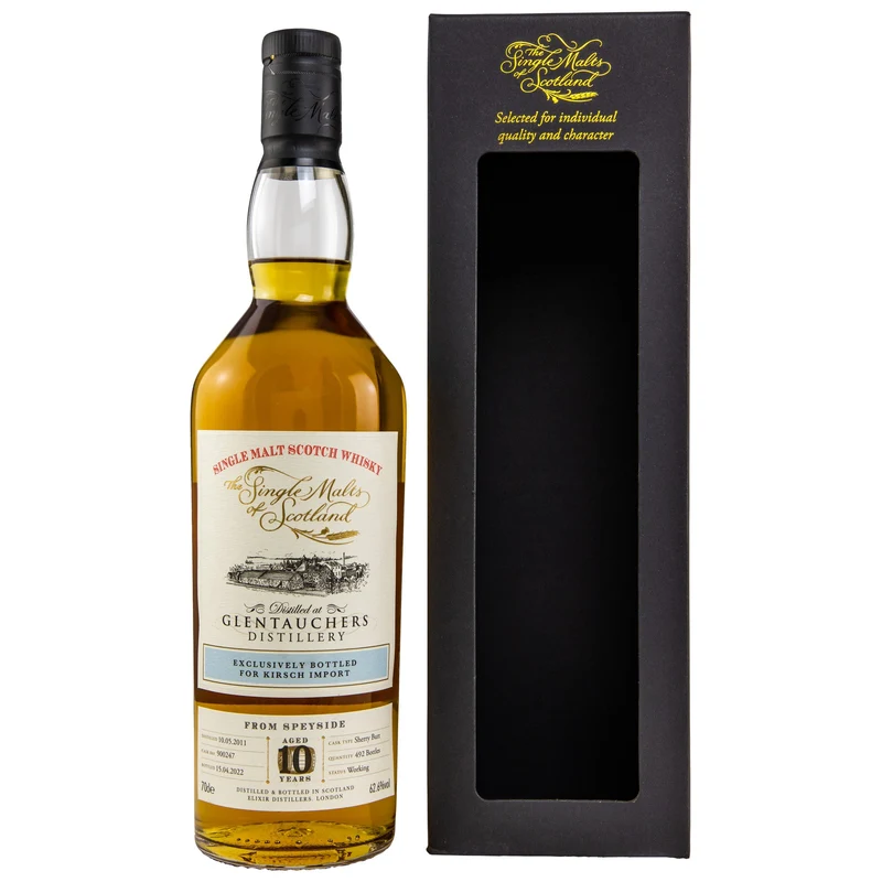 Glentauchers | 10 Jahre | 2011/2022 | Sherry #900247 | The Single Malts of Scotland | 62,6%