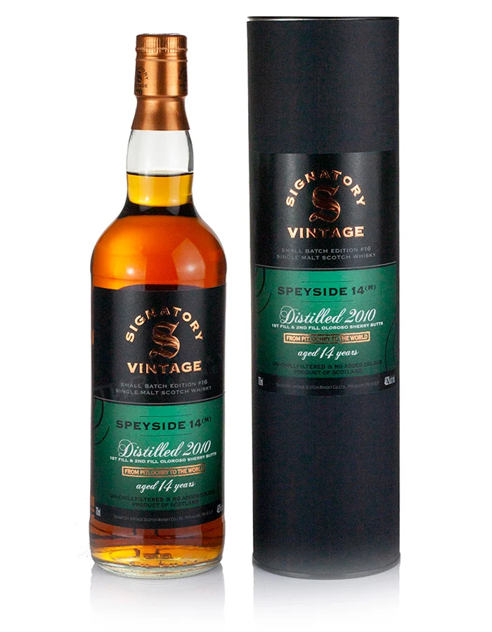 Mystery Malt (Speyside M) 14 Year Old 2010 Signatory Small Batch #16