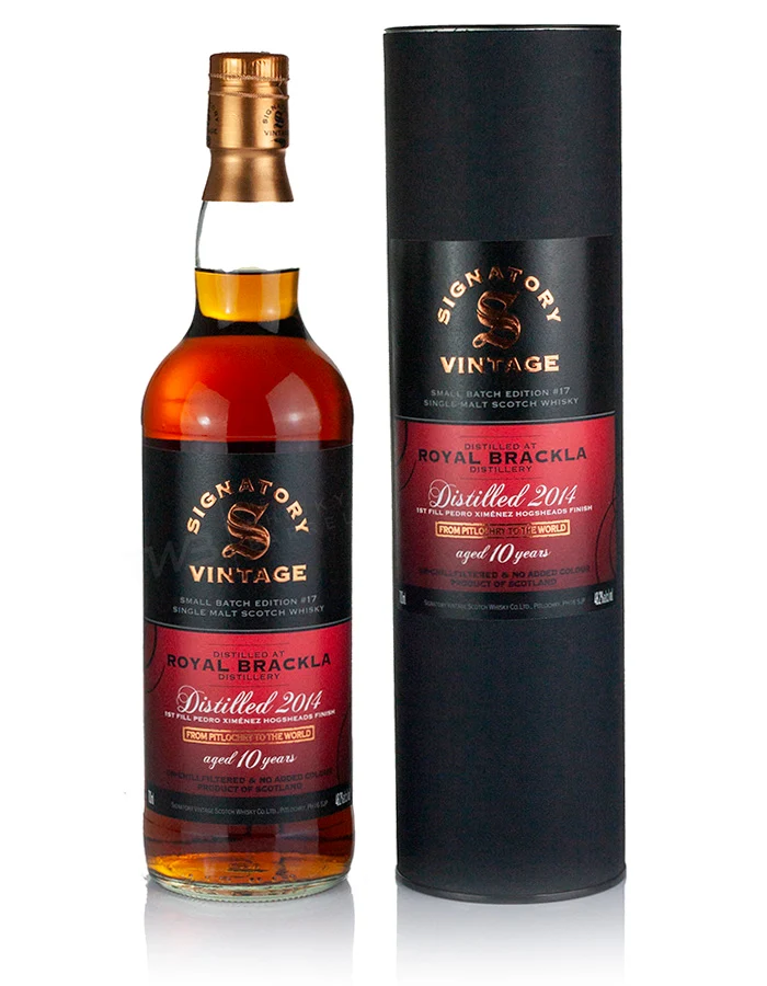 Royal Brackla 10 Year Old 2014 Signatory Small Batch #17