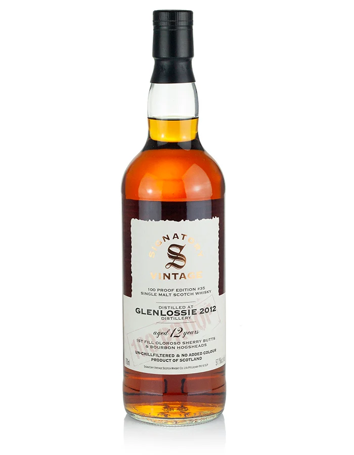 Glenlossie 12 Year Old 2012 Signatory 100-Proof Edition #35