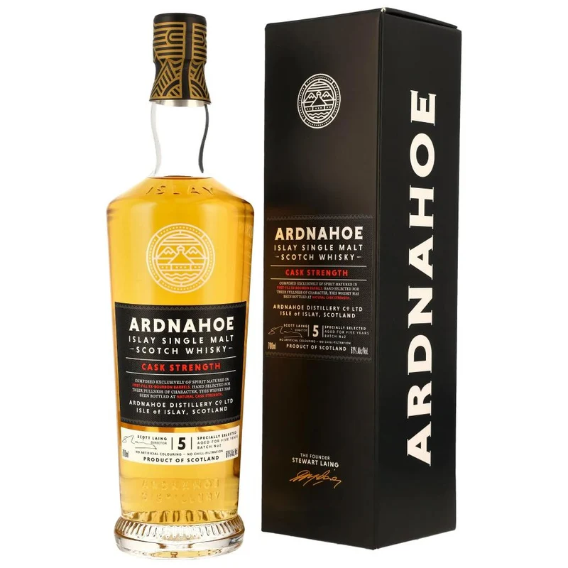 Ardnahoe 5 Jahre Cask Strength Batch No. 2 2026 61% 0,7l