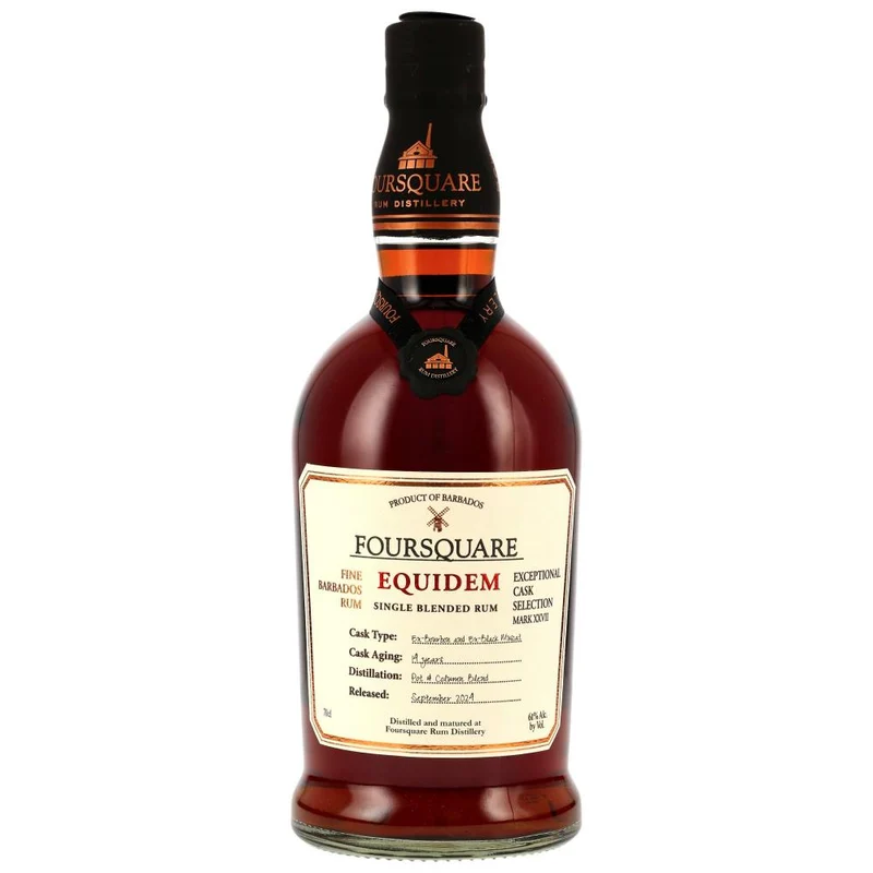 Foursquare Equidem 14 Jahre Single Blended Rum 61% 0,7l