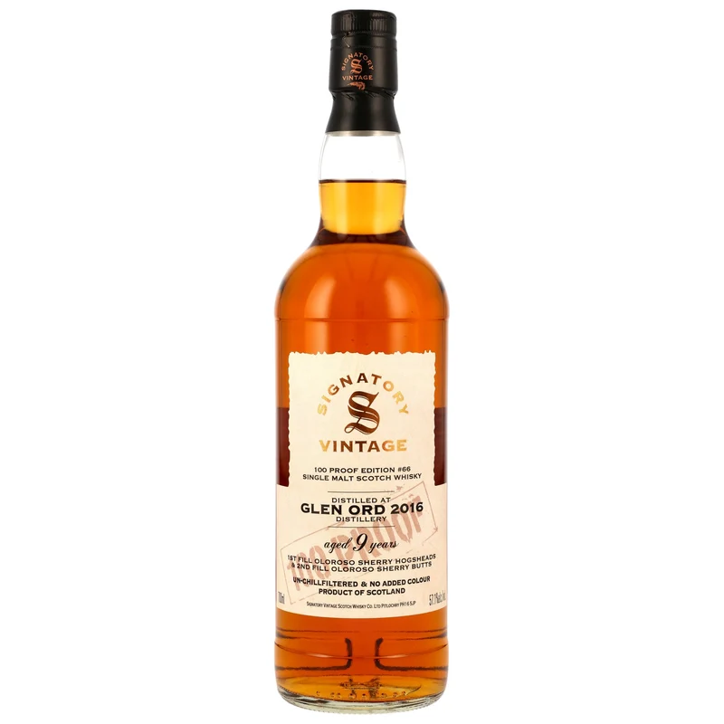 Glen Ord 9 Jahre 2016/2025 Signatory Vintage 100 Proof Edition #66 57,1% 0,7l