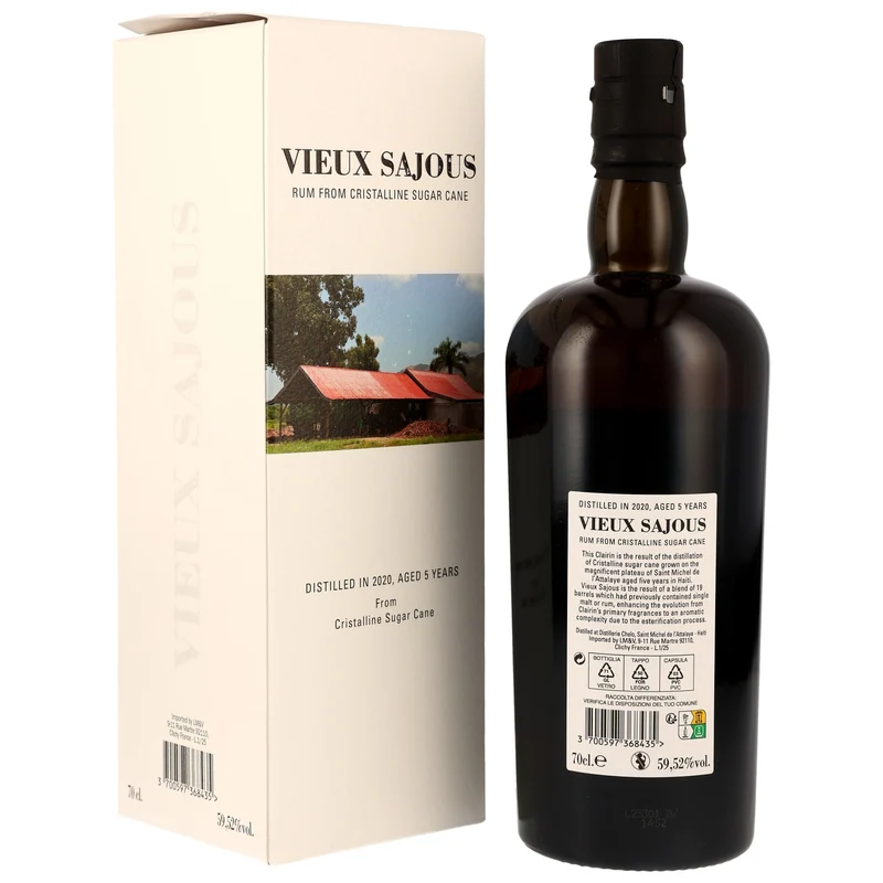 Vieux Sajous 5 Jahre 2020/2025 Haiti Rum 59,52% 0,7l