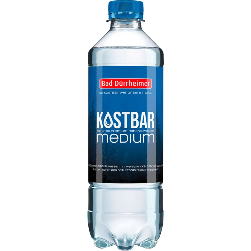 Bad Dürrheimer Kostbar Mineralwasser Medium PET 20x 0,5 Liter (EINWEG)