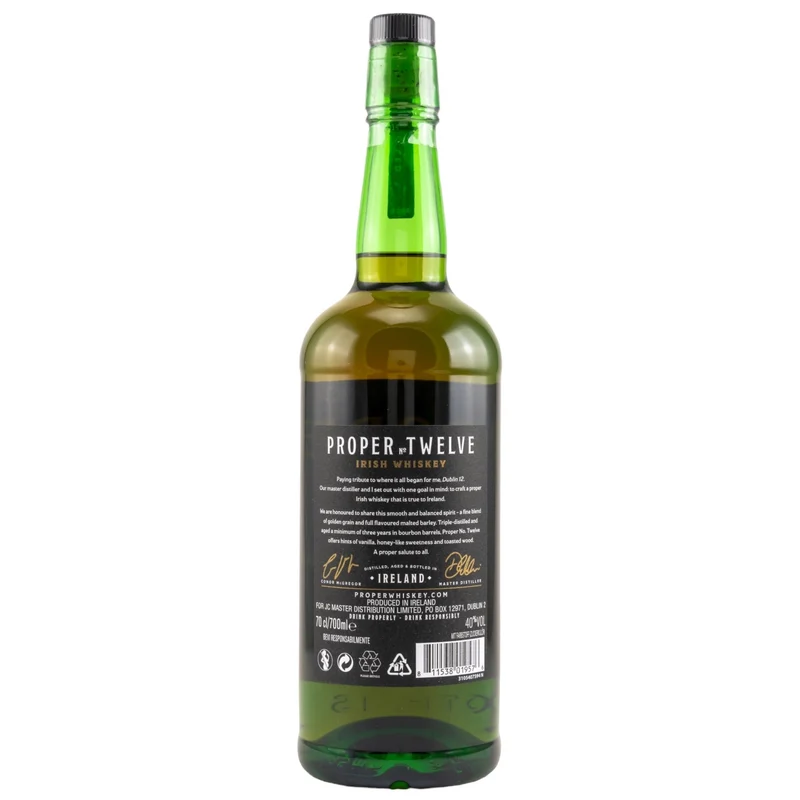 Proper No. Twelve | by Conor McGregor | Blended Irish Whiskey | 40%
