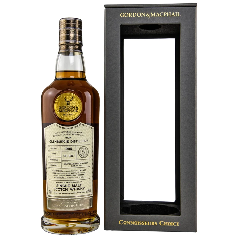 Glenburgie | 26 Jahre | 1995/2022 | Sherry Cask #6349 | Gordon & MacPhail | 56,8%