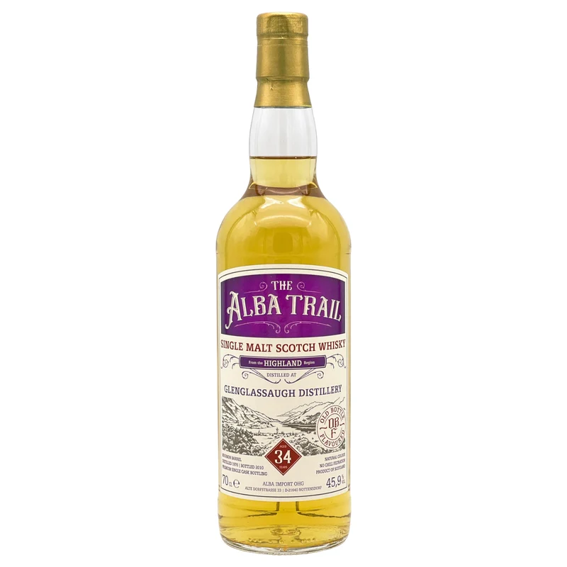 Glenglassaugh | 34 Jahre | 1976/2010 | The Alba Trail | Bottled for Alba Import | 45,9%