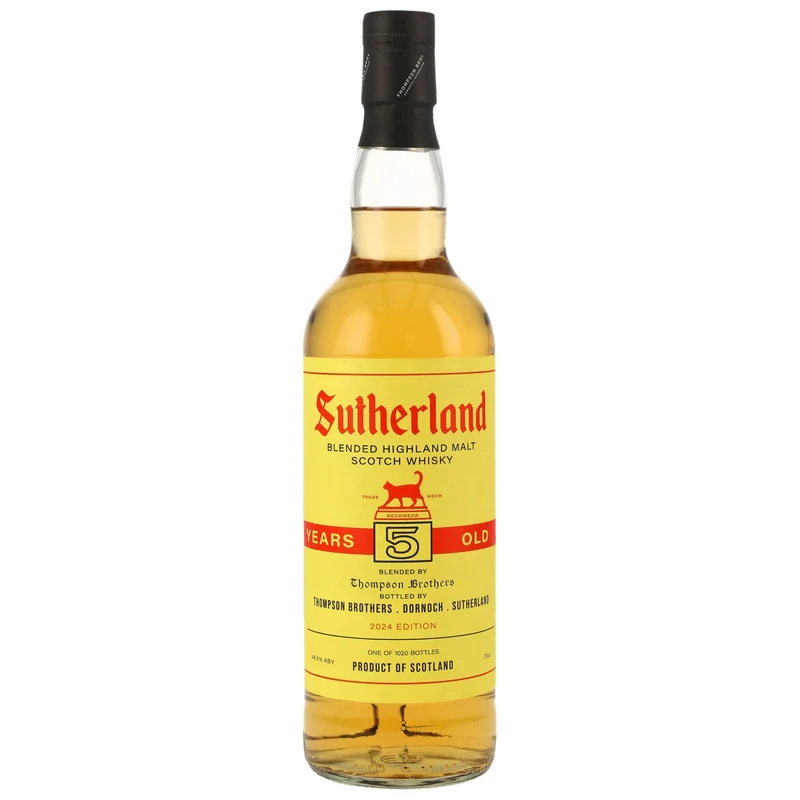 Sutherland 5 Jahre Highland Blended Malt Thompson Bros. 48,5% 0,7l