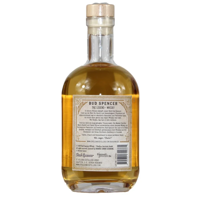 St.Kilian Bud Spencer The Legend (Mild) Batch 6 46% 0,7l