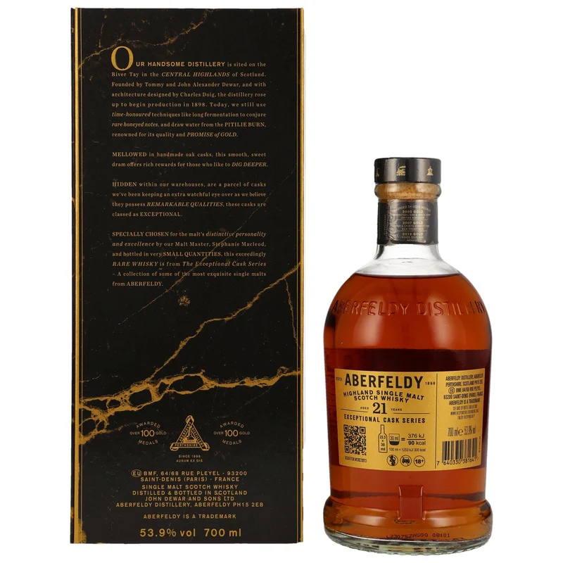 Aberfeldy 21 Jahre Exceptional Cask for Germany Paulliac Red Wine Finish 53,9% 0,7l