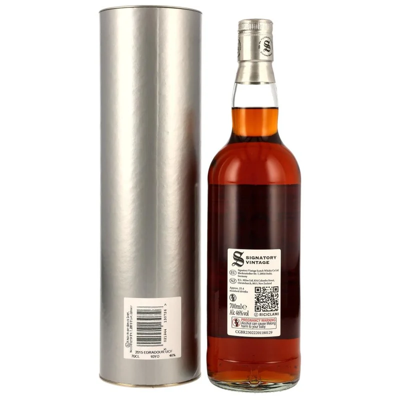 Edradour 10 Jahre 2015/2025 Oloroso Butt #314 Signatory Vintage 46% 0,7l