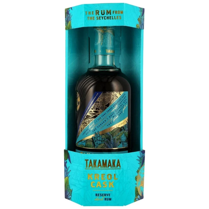 Takamaka Kreol Cask Seychelles Reserve Dark Rum 40,3% 0,7l
