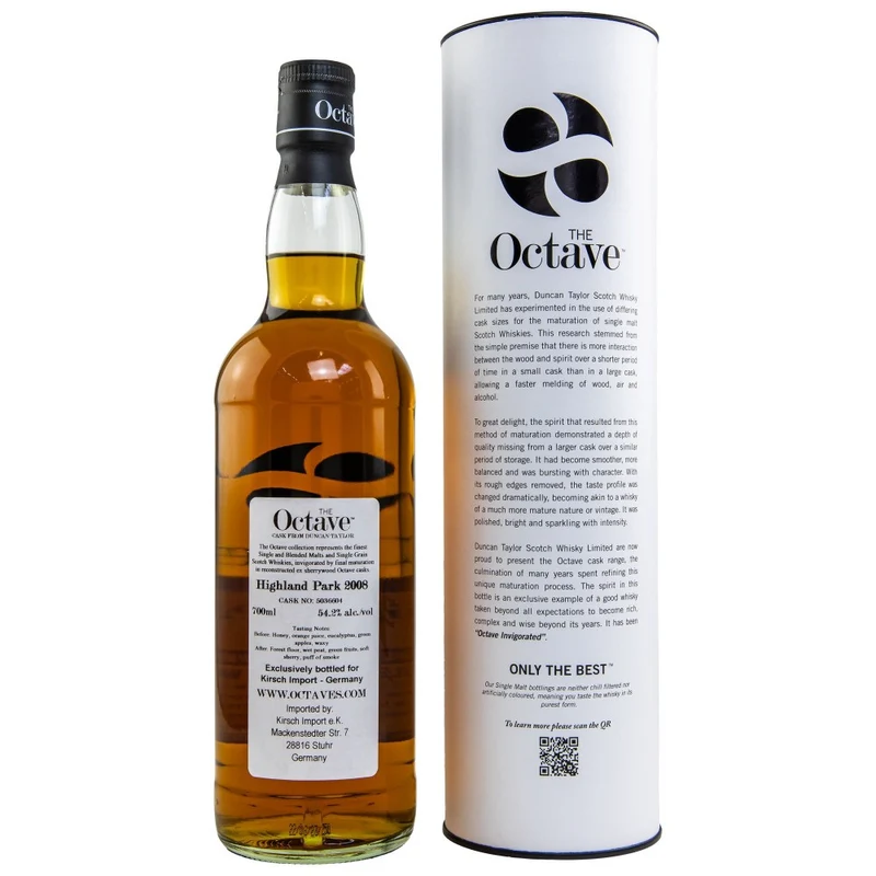 Highland Park 15 Jahre The Octave Duncan Taylor Cask #5036604 54,2% 0,7l
