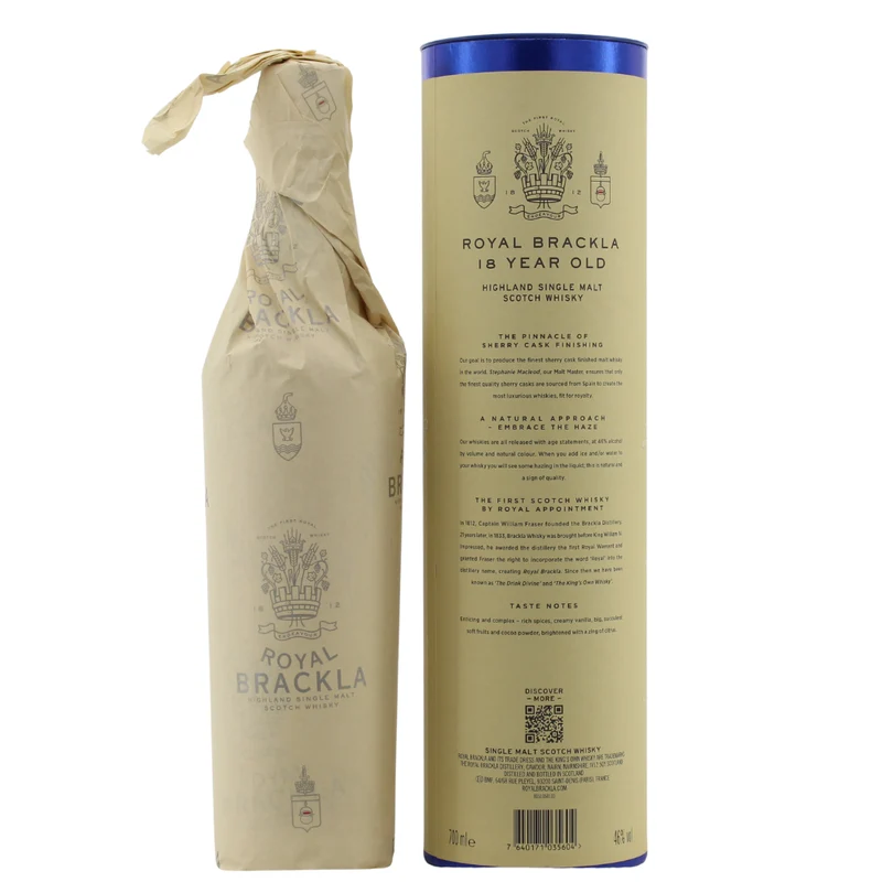 Royal Brackla 18 Jahre Palo Cortado Sherry Cask Finish 46% 0,7l