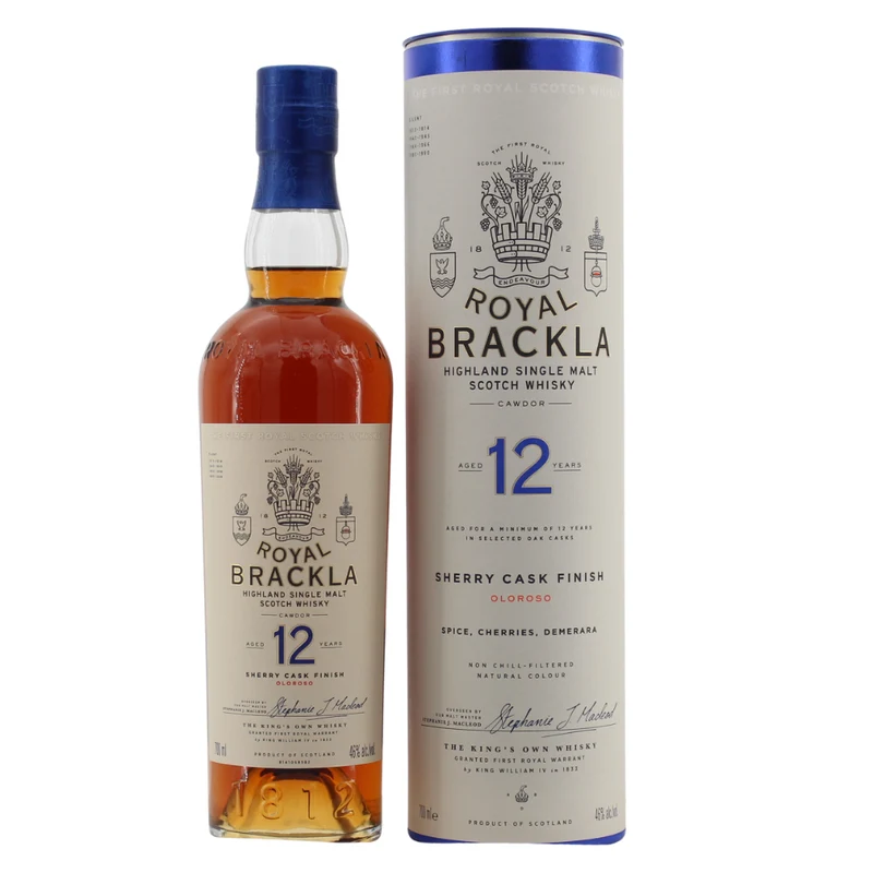 Royal Brackla 12 Jahre Oloroso Sherry Cask Finish 46% 0,7l