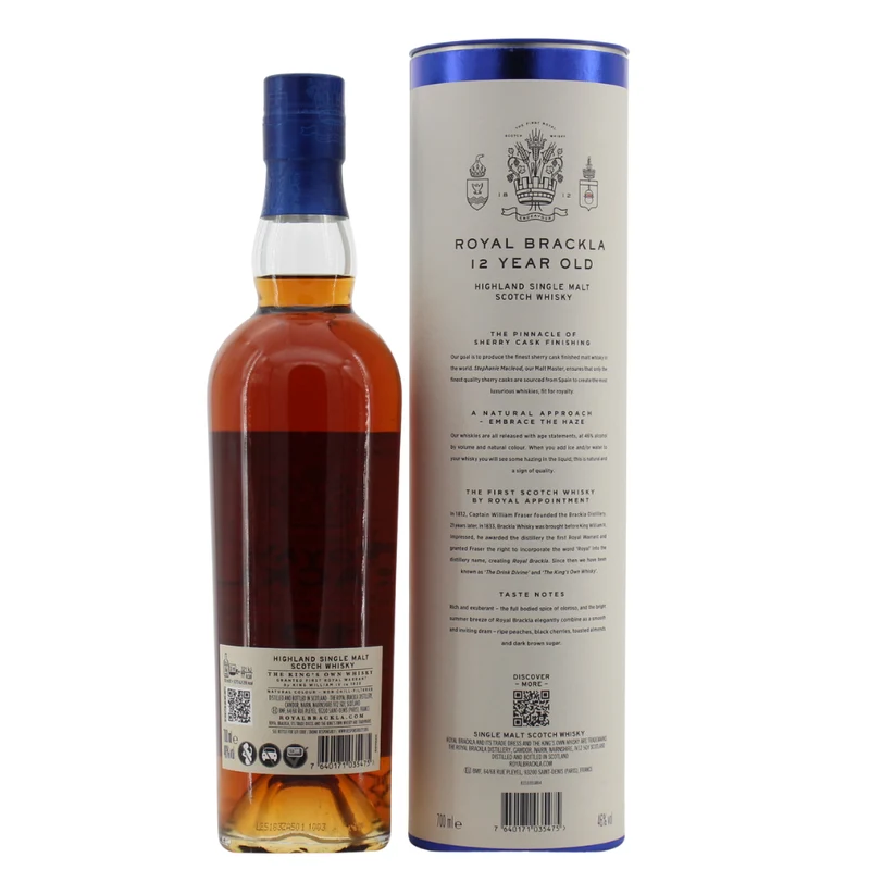 Royal Brackla 12 Jahre Oloroso Sherry Cask Finish 46% 0,7l