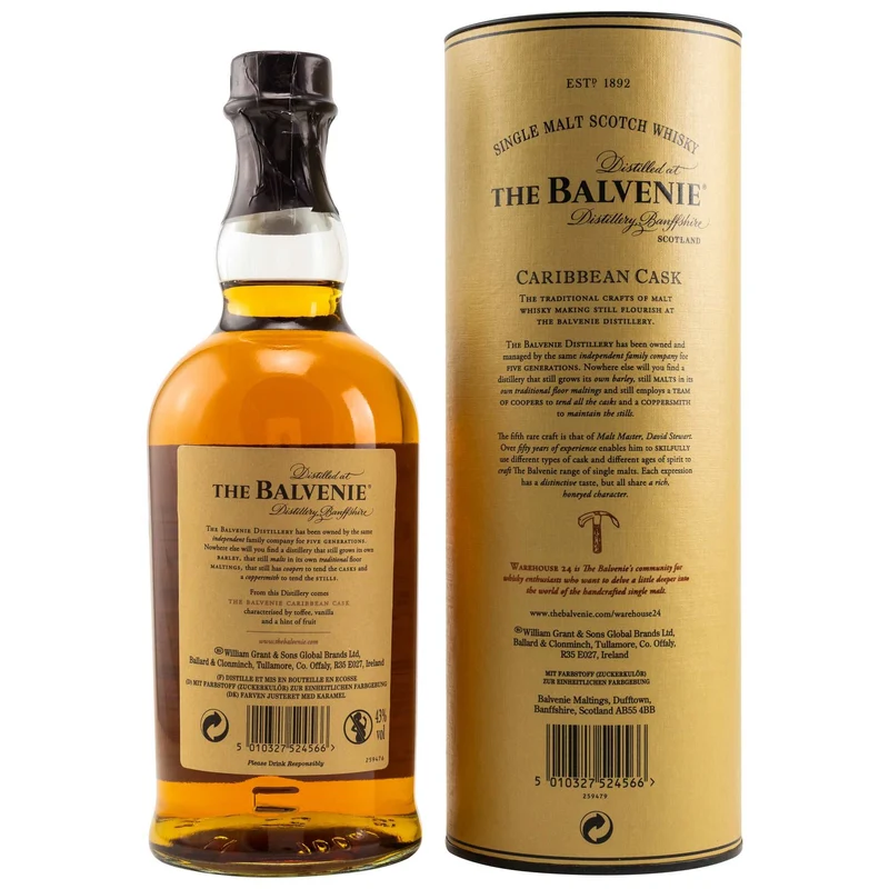 Balvenie | 14 Jahre | Caribbean Cask | 43%