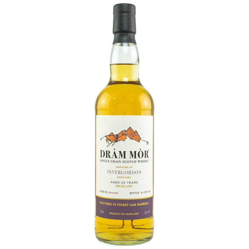 Invergordon | 24 Jahre | 1997/2021 | Dram Mor | Cask #300250 | Single Grain Scotch Whisky | 54,1%
