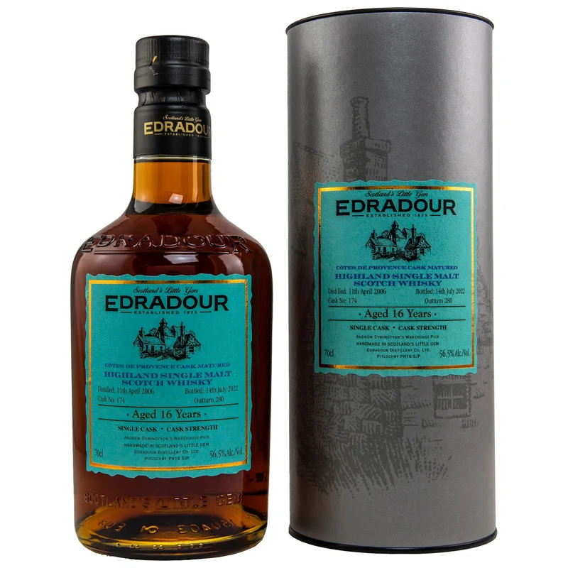 Edradour | 16 Jahre | 2006/2022 | Cotes de Provence Cask #174 | 56,5%
