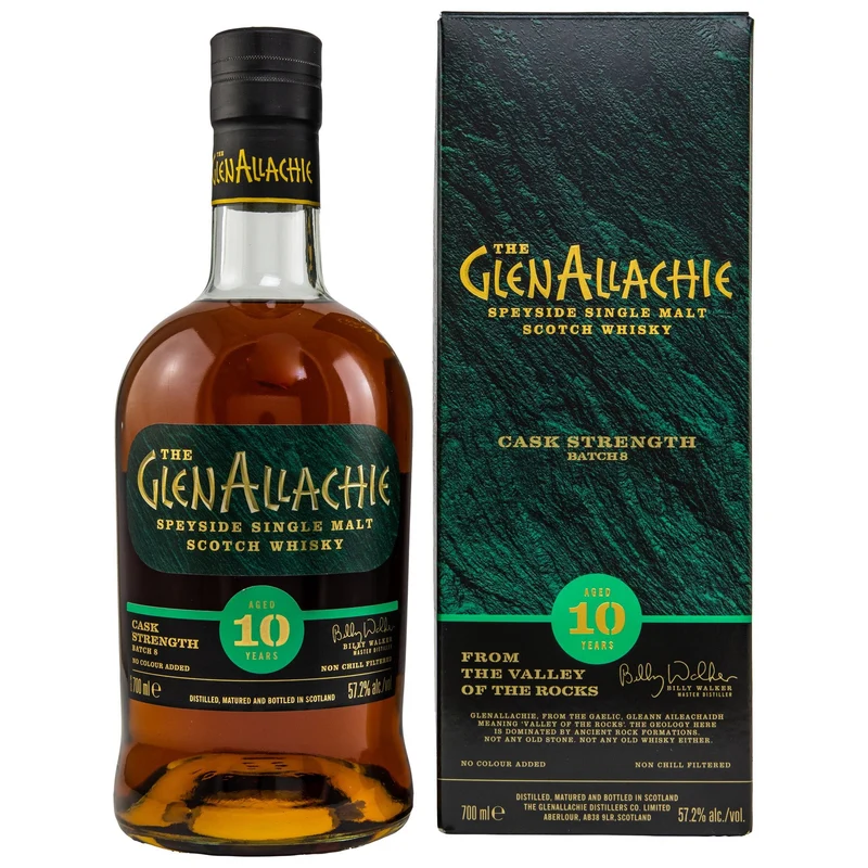 GlenAllachie | 10 Jahre | Batch 8 | Cask Strength | 57,2%