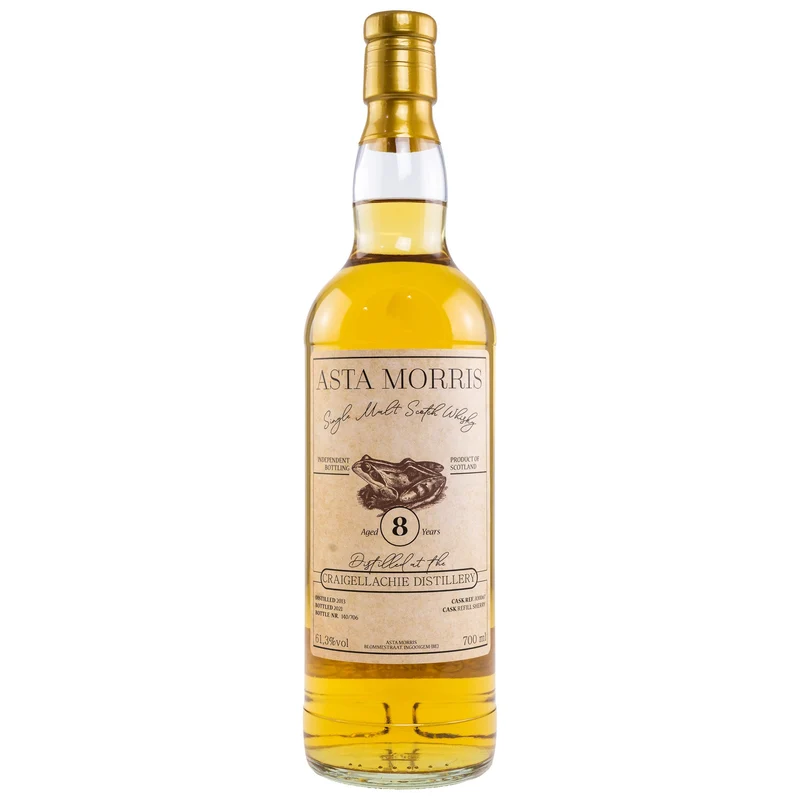 Craigellachie | 8 Jahre | 2013/2021 | Asta Morris #AM067 | 61,3%