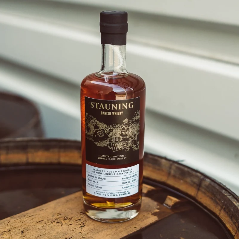 Stauning | 4 Jahre | 2018/2022 | Heather | Orange Liqueur Cask #5739 | Danish Whisky | 50%