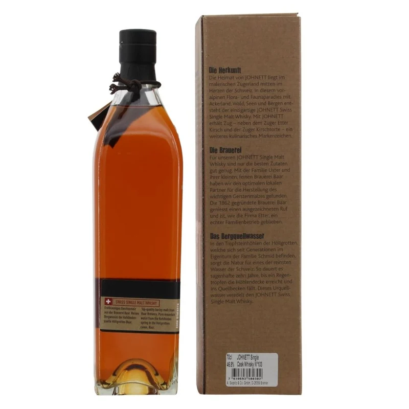 Johnett Swiss Single Malt Single Cask #103 46,8% 0,7l