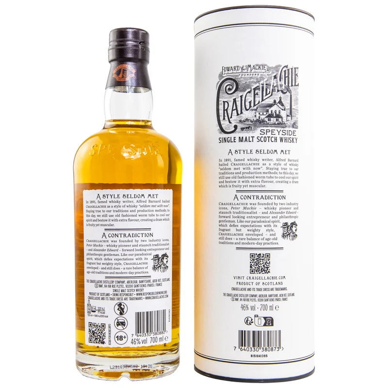 Craigellachie 19 Jahre 46% 0,7l