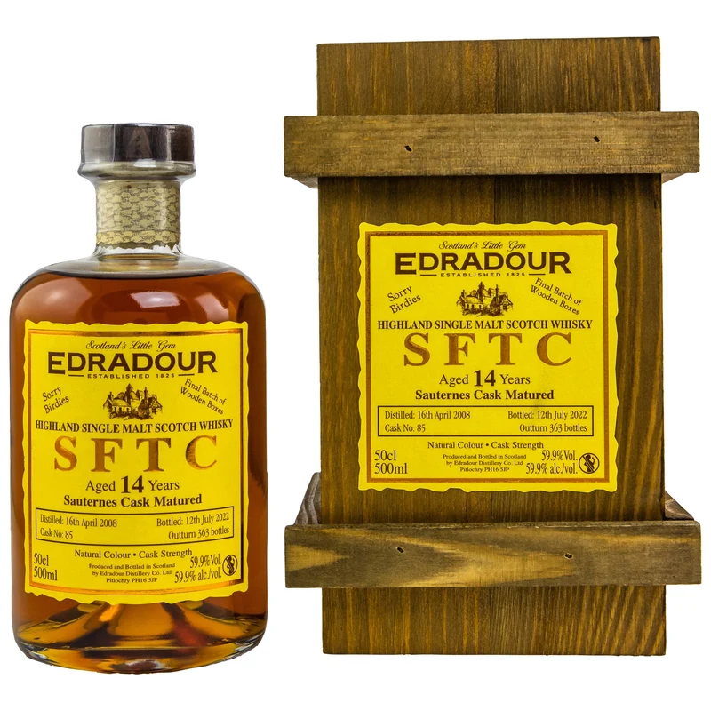 Edradour | 14 Jahre | 2008/2022 | SFTC | Sauternes #85 | 0,5l | 59,9%