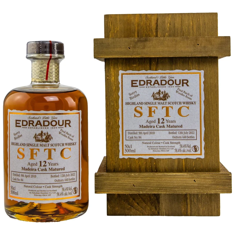 Edradour | 12 Jahre | 2010/2022 | SFTC | Madeira #84 | 0,5l | 58,4%