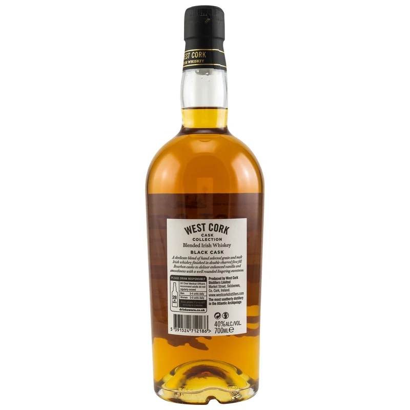 West Cork | Black Cask | Blended Irish Whiskey | 40%