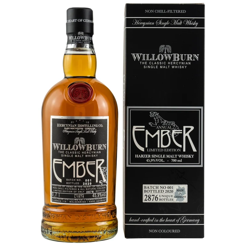 WillowBurn | Ember | Batch 001 (2020) | German Whisky | 45,9%