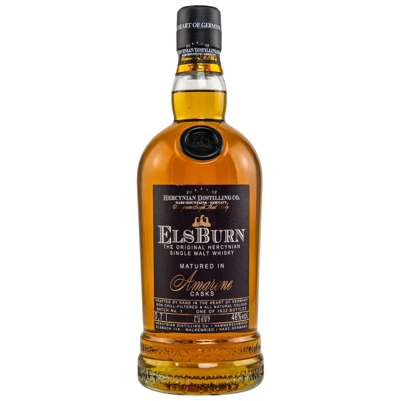 ElsBurn | Amarone Cask | Batch 1 | The Original Hercynian German Whisky | 46%