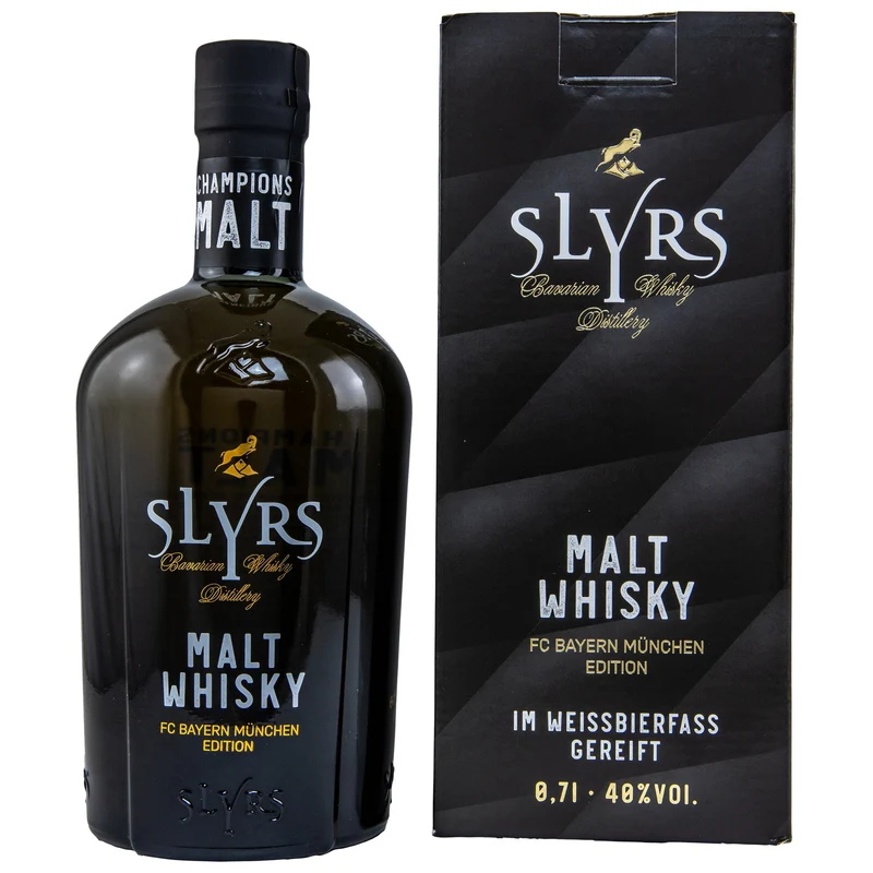 Slyrs | Champions Malt | FC Bayern München Edition | Malt German Whisky | 40%