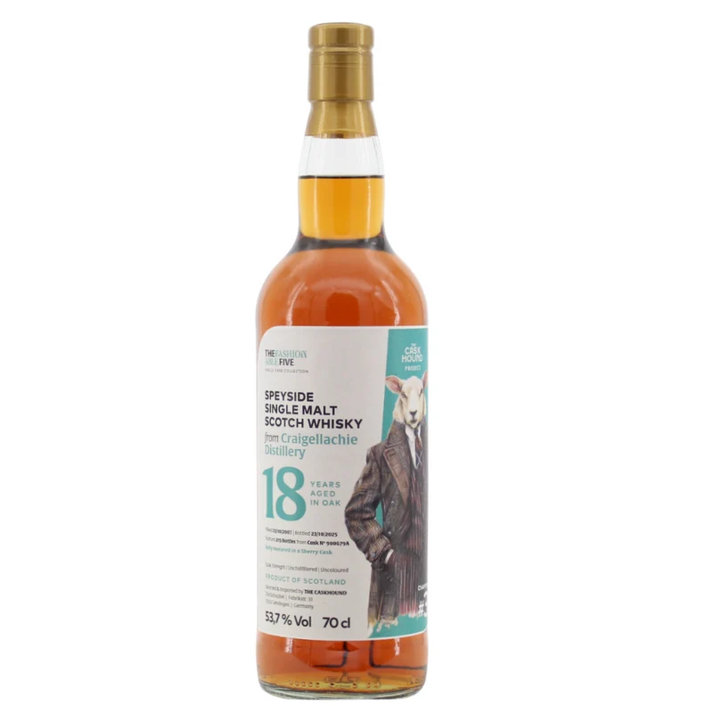 Craigellachie 18 Jahre Fashionalbe 5 Teil 3 The Caskhound 53,7% 0,7l