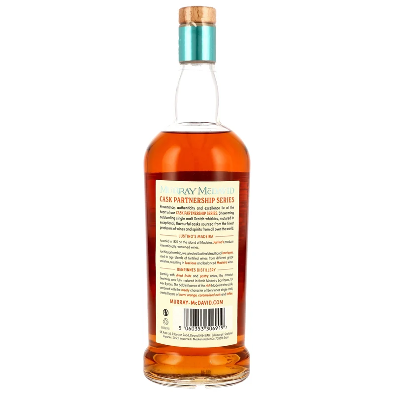 Benrinnes 8 Jahre 2016/2025 Madeira-Cask Partnership Murray McDavid 55,7% 0,7l