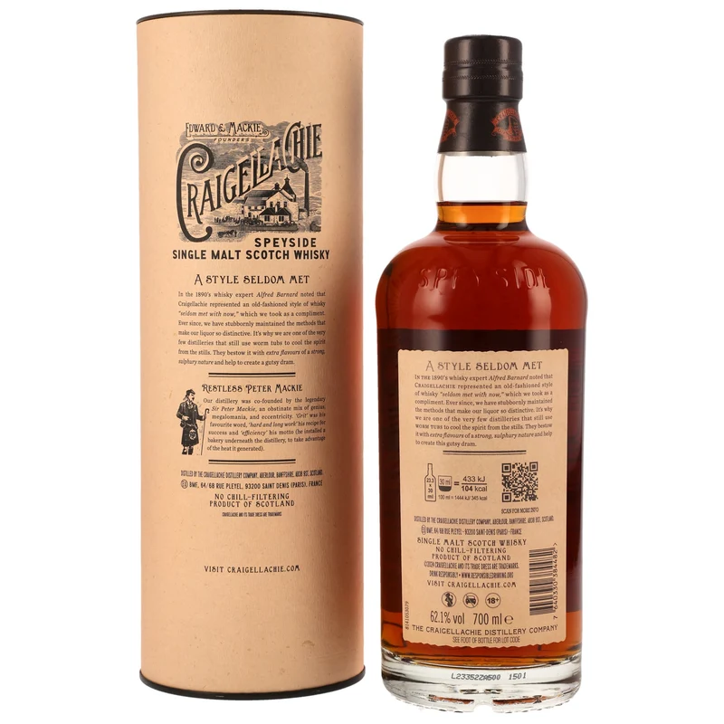 Craigellachie 11 Jahre 2012/2023 Oloroso Single Cask #5192 62,1% 0,7l