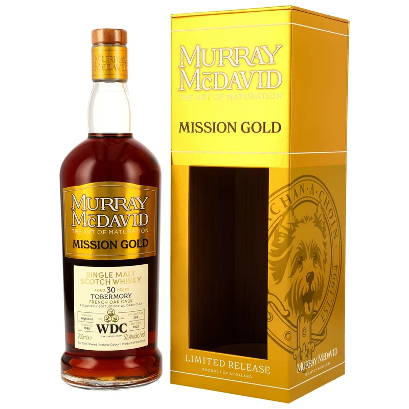 Tobermory 30 Jahre 1995/2025 French Oak Cask #9 Murray McDavid WDC 52,4% 0,7l