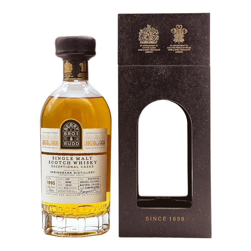 Springbank | 1995/2022 | Cask #135 | Berry Bros. & Rudd | Exceptional Casks | 52,1%
