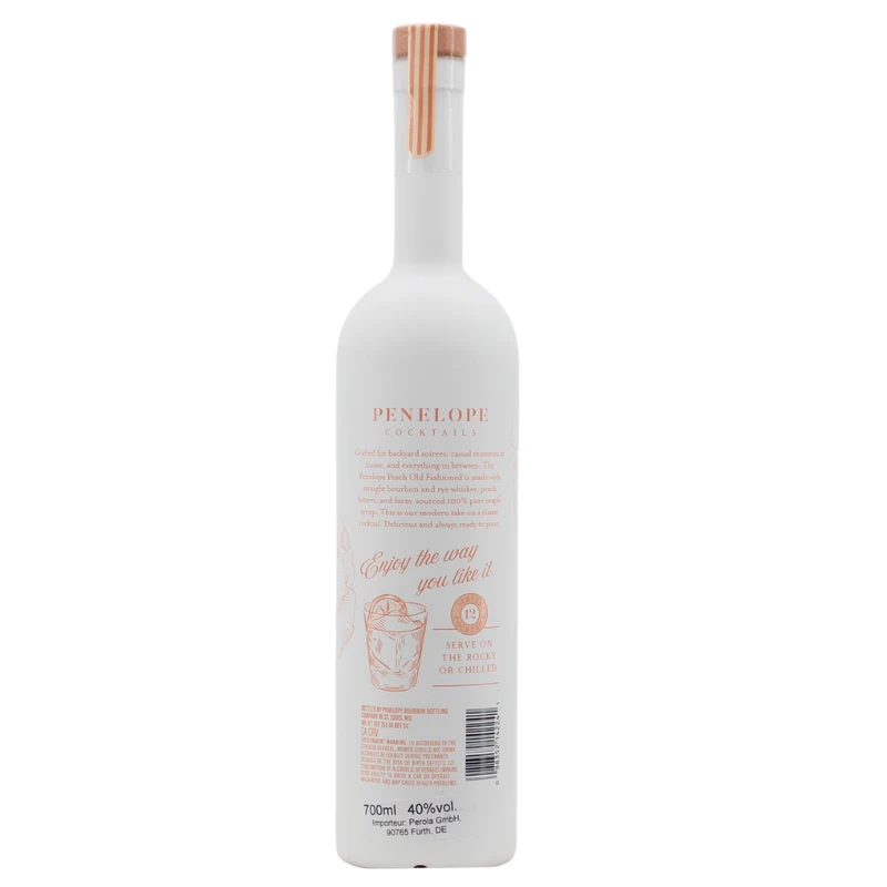 Penelope Cocktail Peach Old Fashioned 40% 0,7l