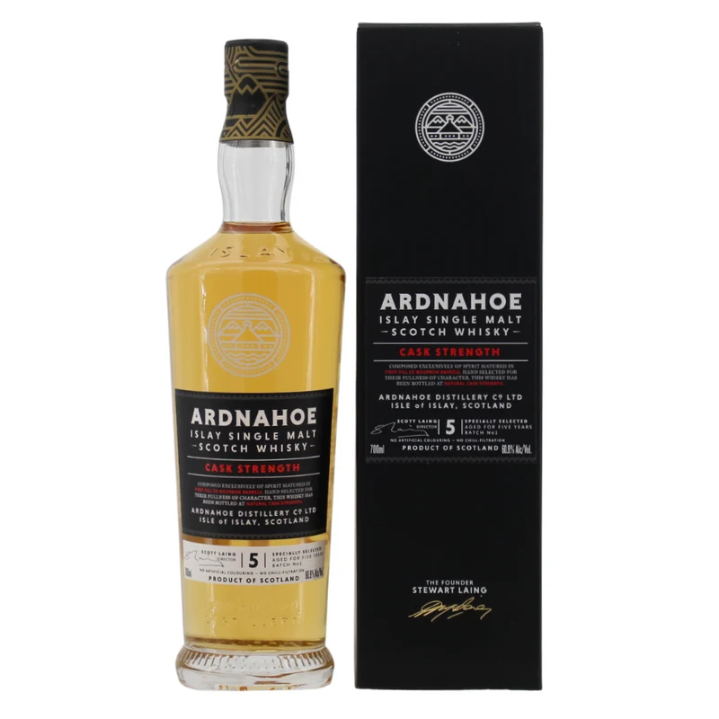 Ardnahoe 5 Jahre Cask Strength Batch No. 1 2025 60,9% 0,7l